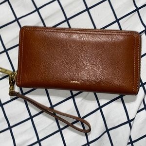Logan RFID Zip Around Clutch